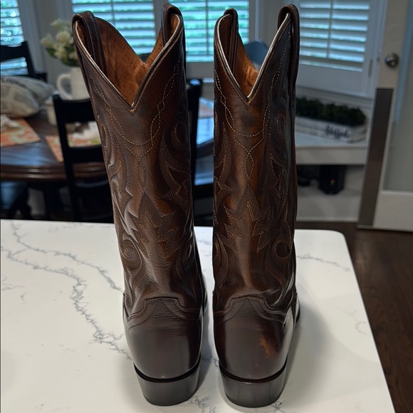 Dan Post Cottonwood Men’s Brown Leather Cowboy Boots - Picture 5 of 5